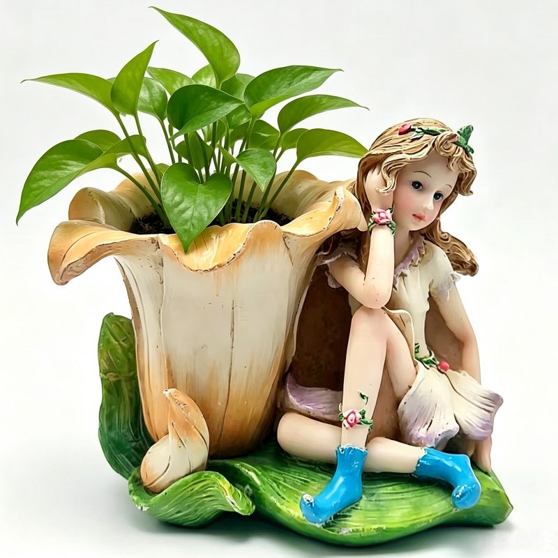 Potsticker Mold - Florero de hadas, Cactus, molde de