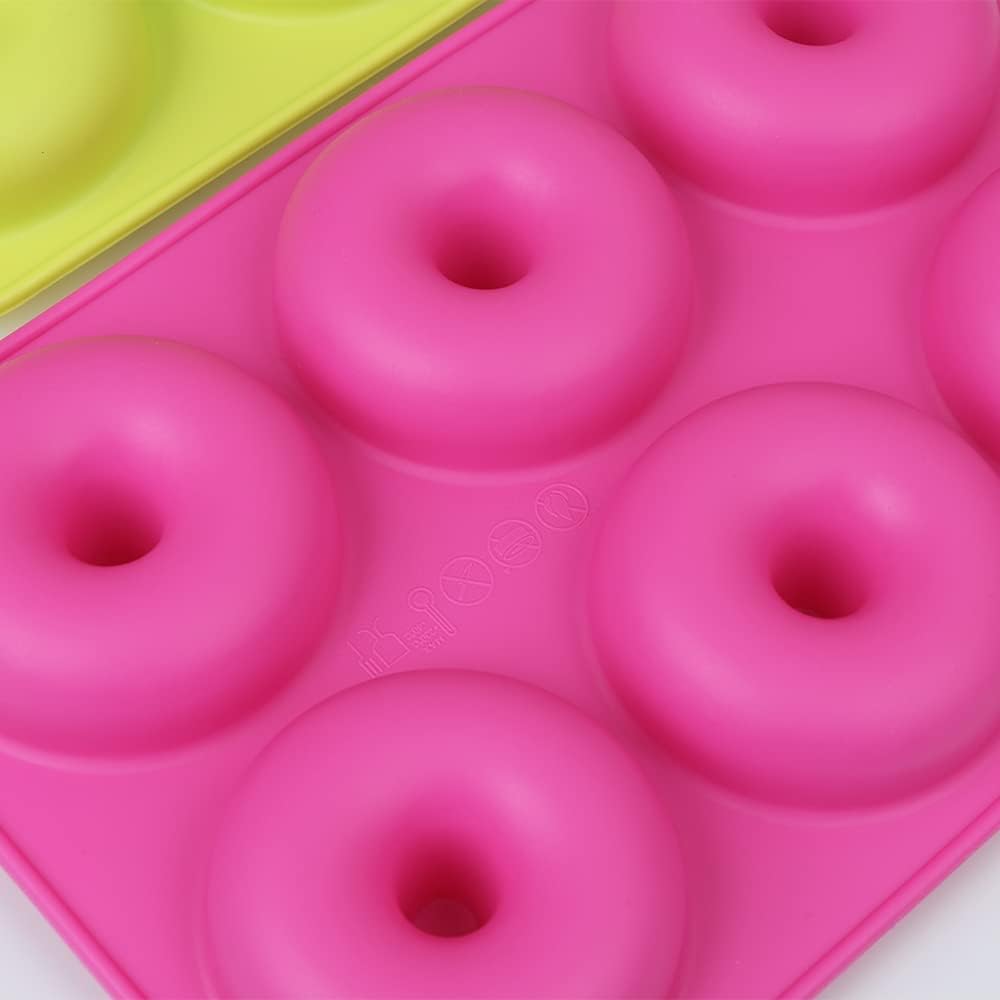 Donut Mold Silicone - Molde de Silicona para Hornear Donuts,