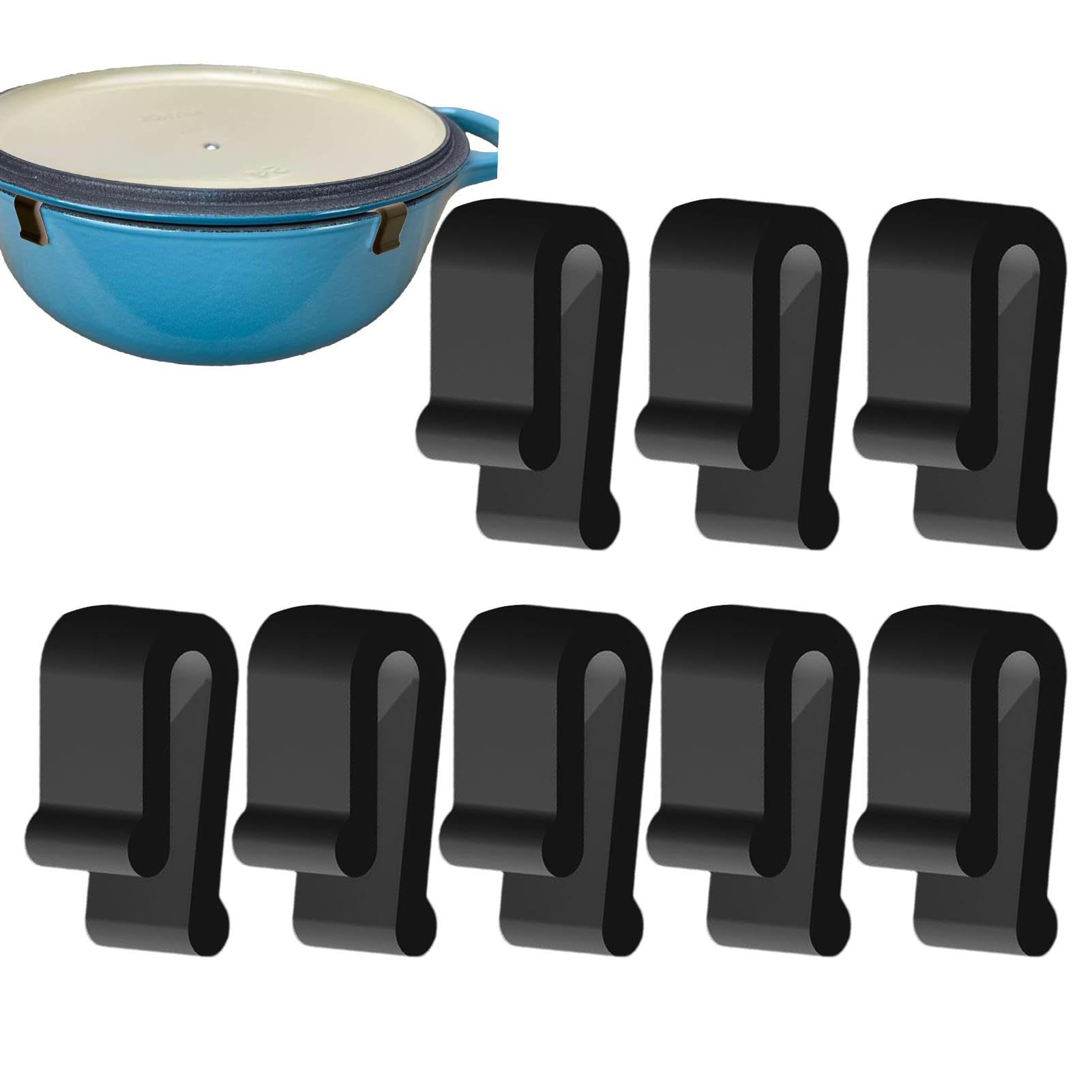Cast Iron Corn - Clips protectores de silicona para horno