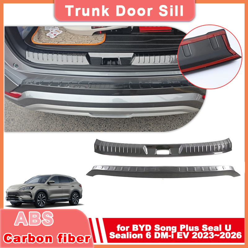 Crepe Pan Carbon - Protector de Umbral de Puerta Trasera