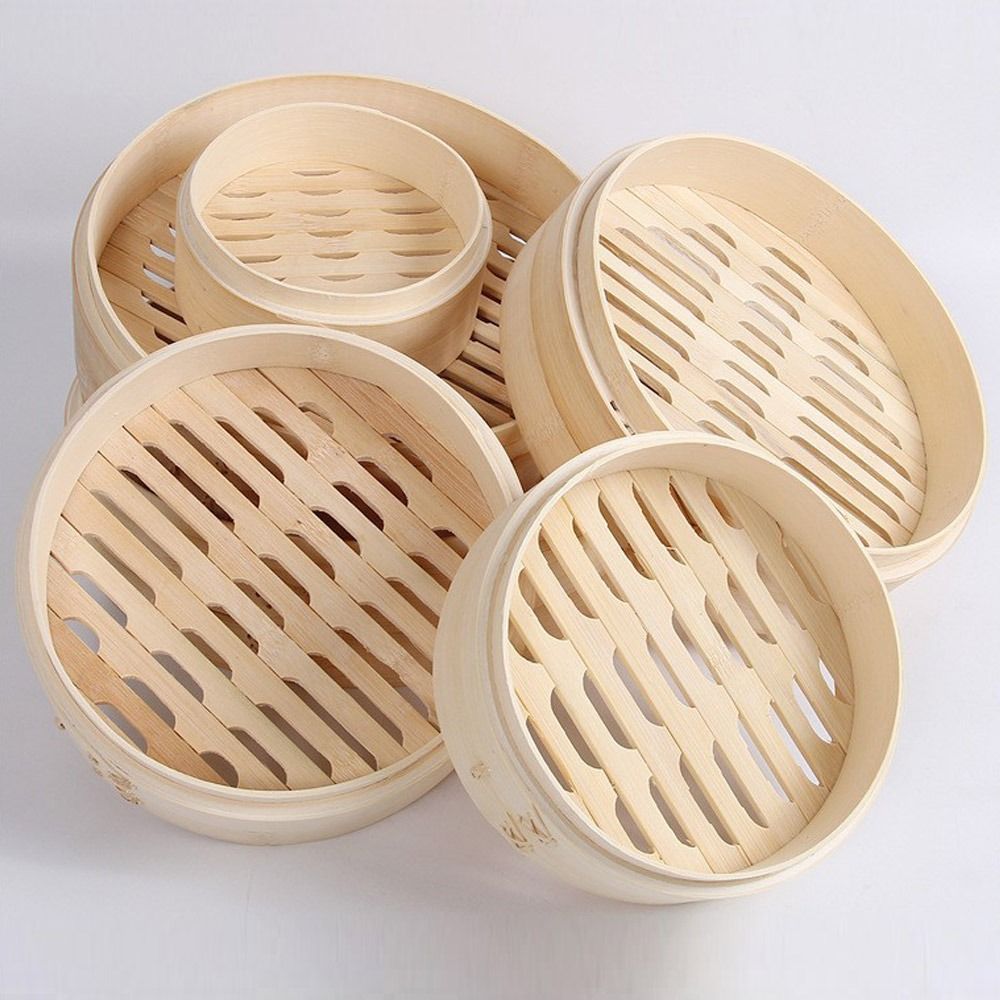 Bao Steamer Bamboo - Cesta de vapor de bambú con