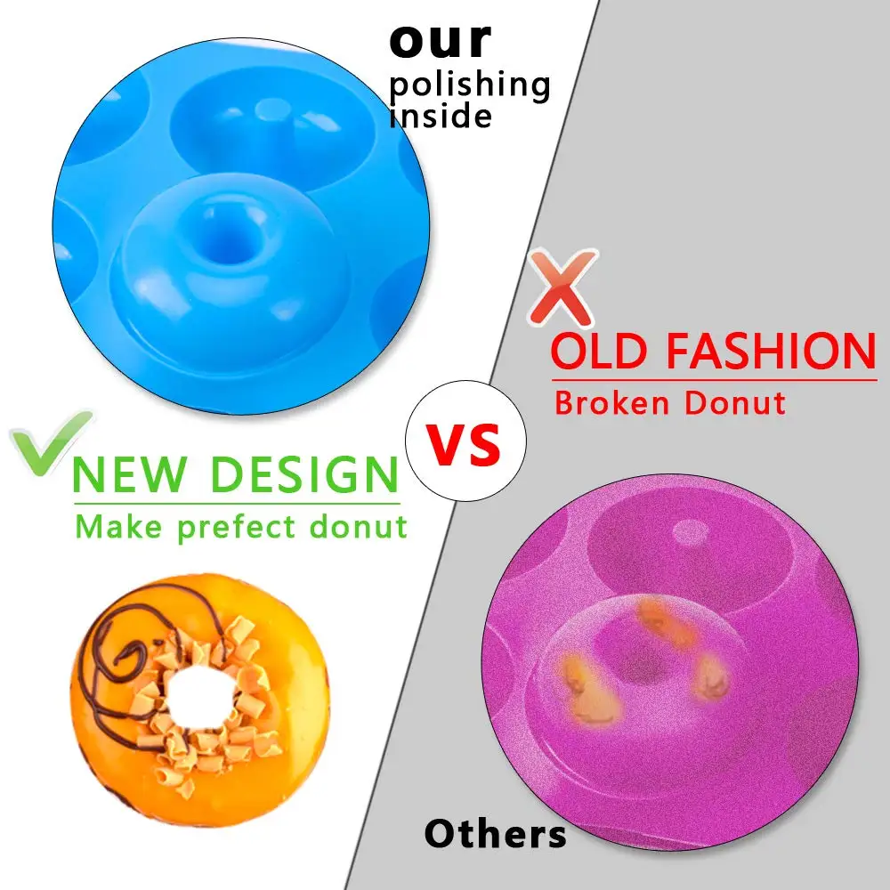 Molde de silicona para Donuts  - Donut Mold Silicone reseña y precio