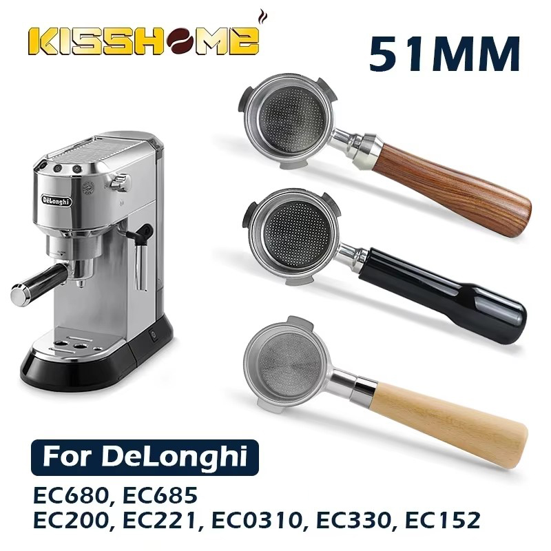 Portafiltro sin fondo para caf - Delonghi Espresso Magnifica reseña y precio