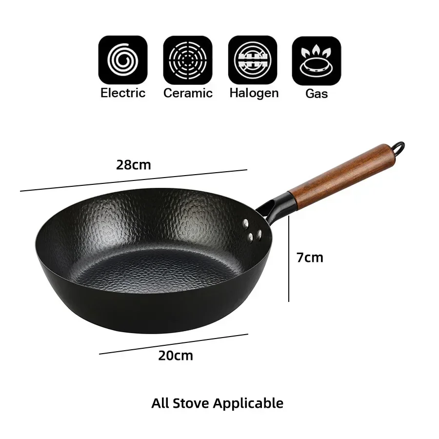 Sartén Wok de hierro de alta c - Cast Iron Corn reseña y precio
