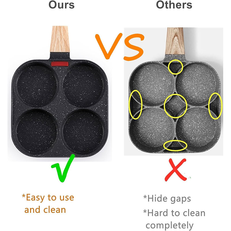 Sartén para huevos profunda co - Mini Pancake Griddle reseña y precio